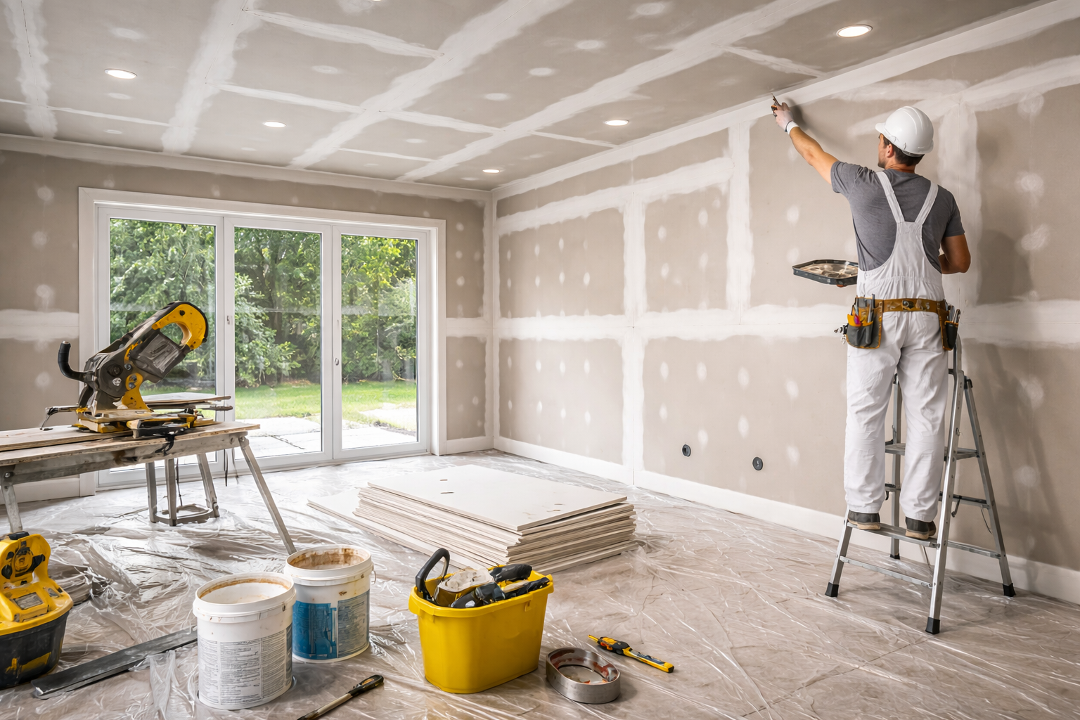 Cielos rasos en drywall, PVC o metálicos