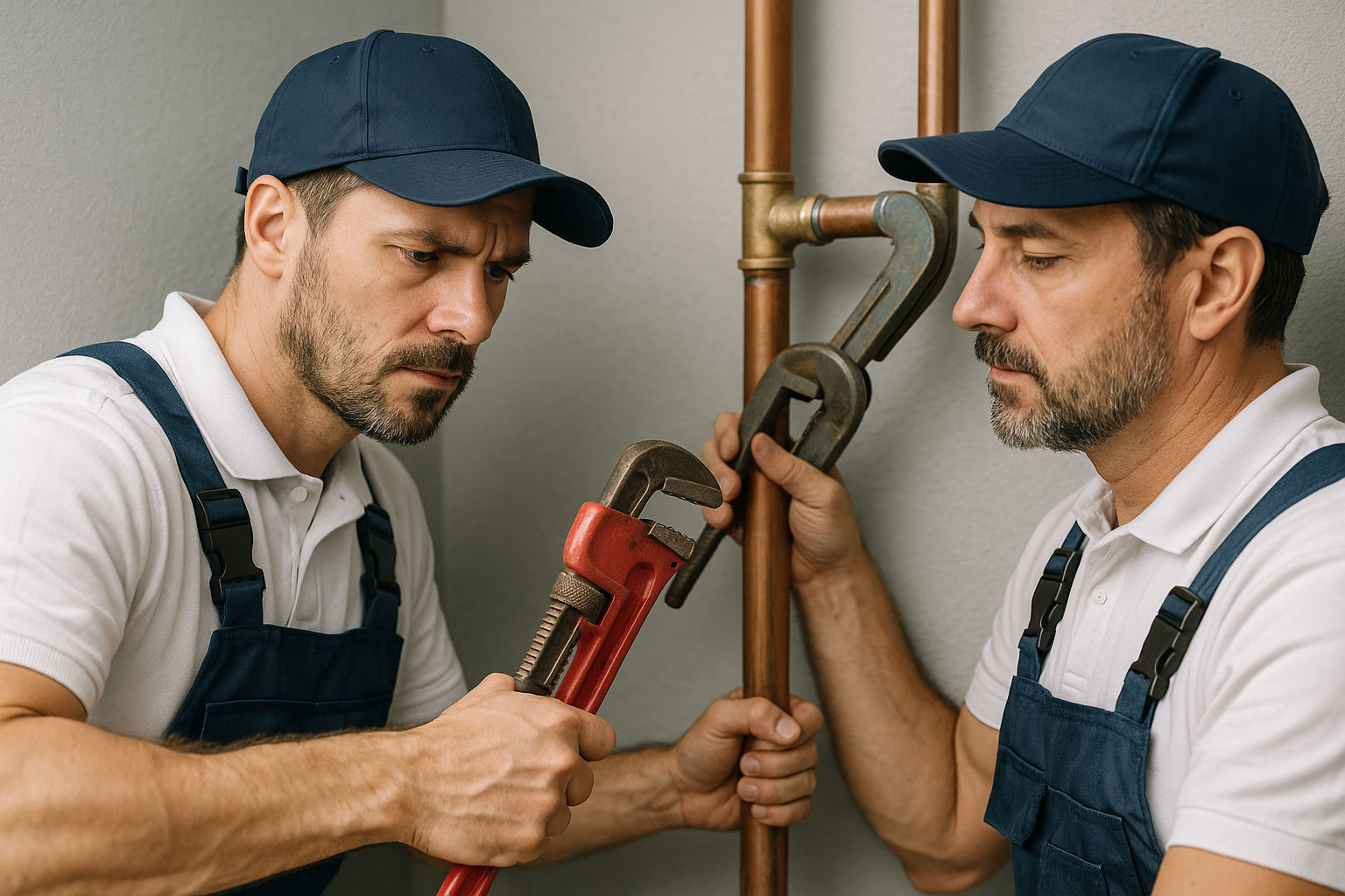 Plumbers Mozo in house