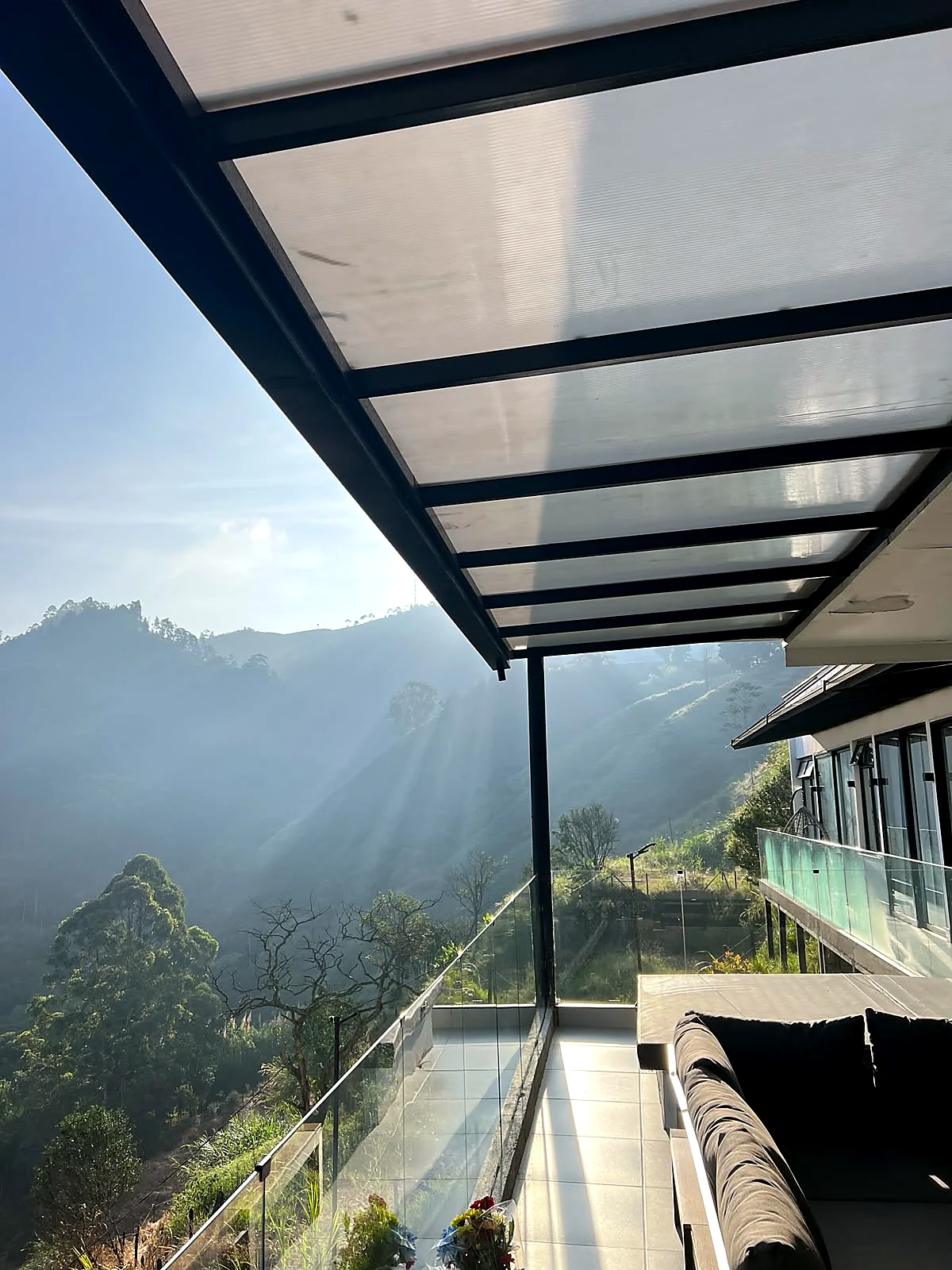 Pérgola terminada