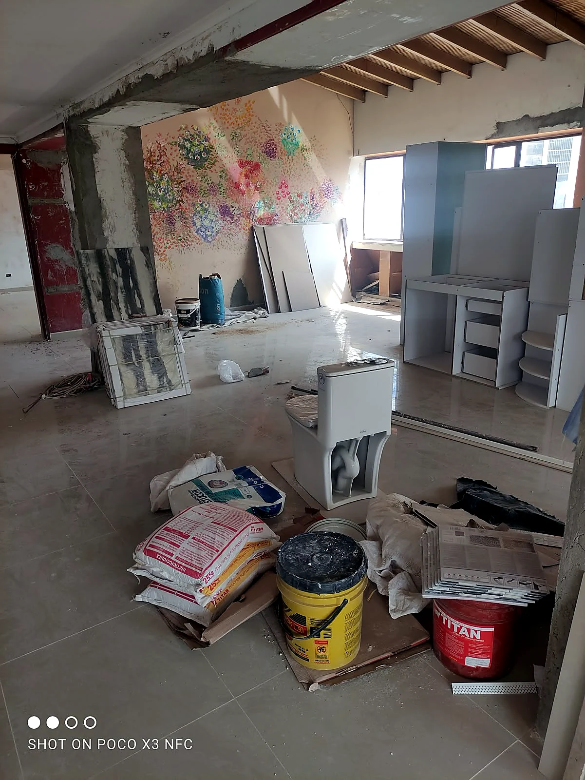 Apartamento durante la reforma