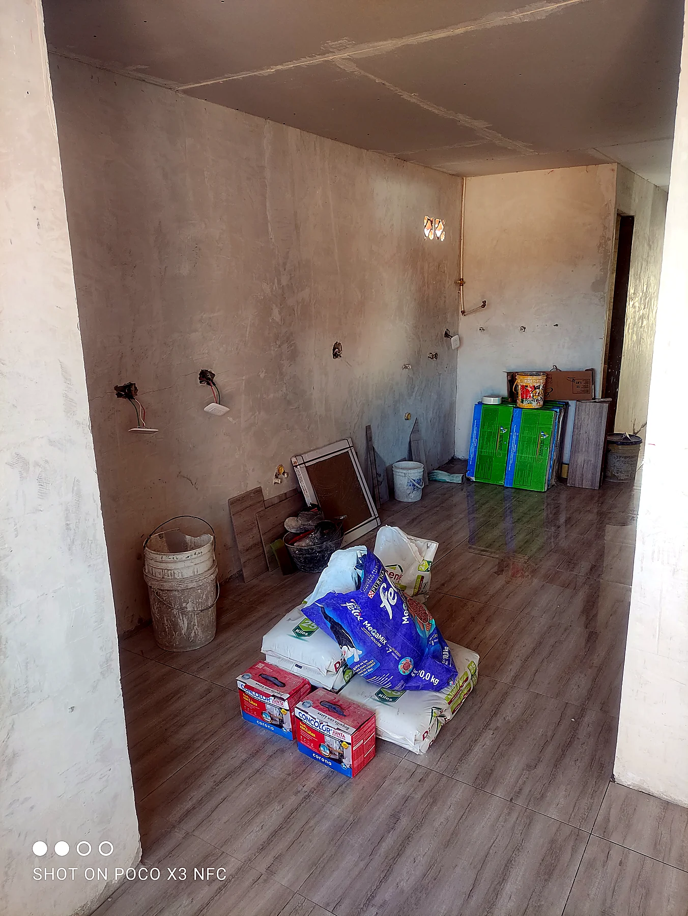 Cocina durante la reforma