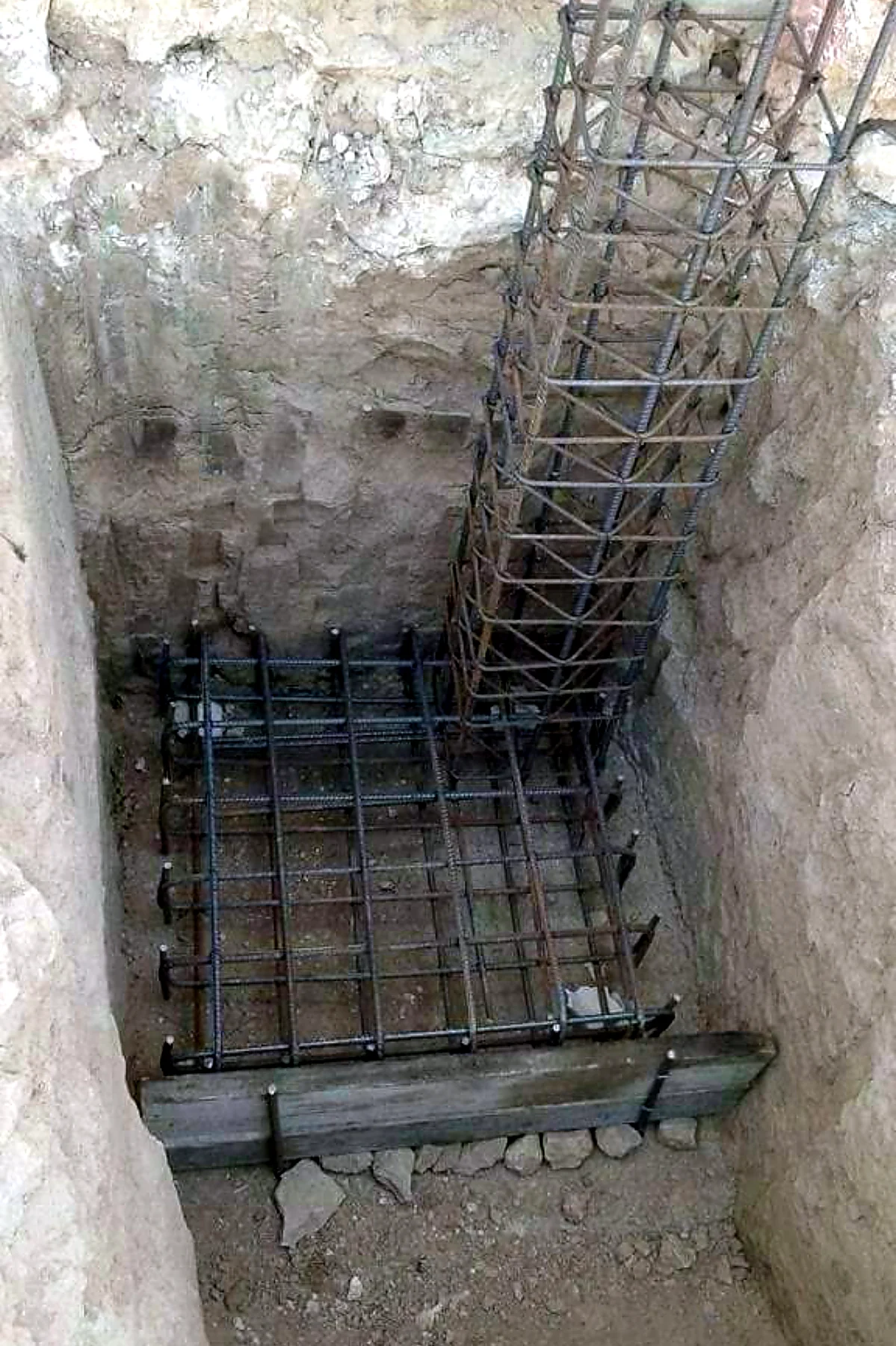 Acero de refuerzo en zapata y columna