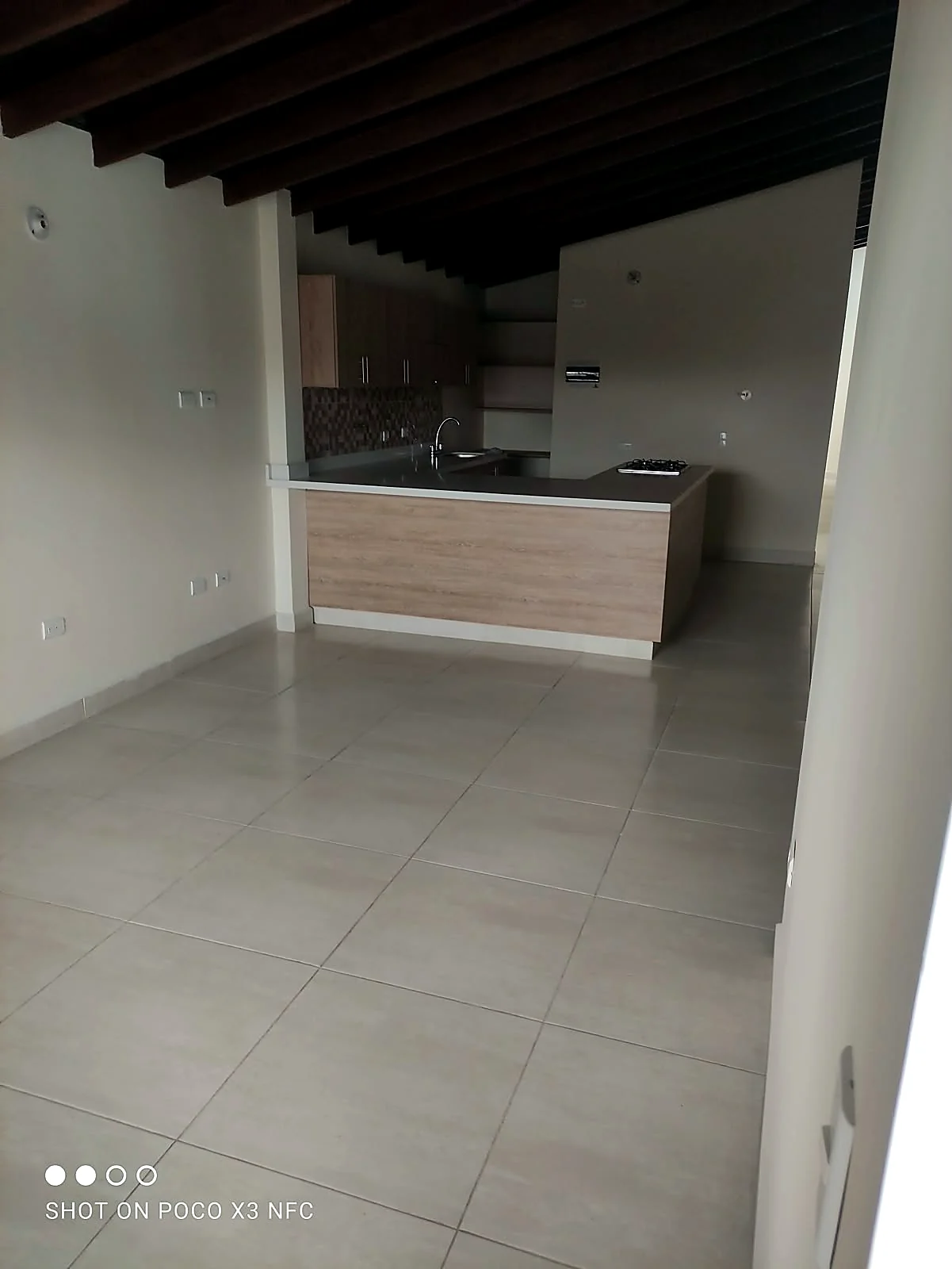 Sala y cocina terminadas